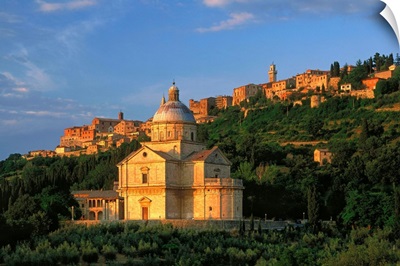 Italy, Tuscany, Montepulciano, Temple of Madonna di San Biagio