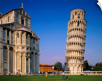 Italy, Tuscany, Pisa, Miracle Square, Duomo and Leaning Tower