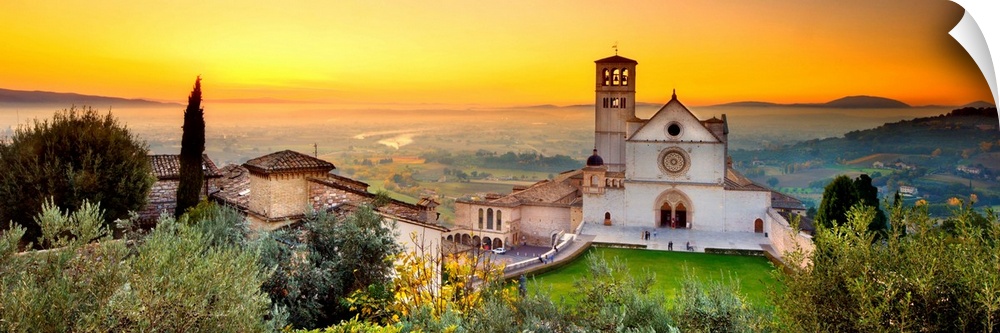 Italy, Umbria, Mediterranean area, Perugia district, Assisi, Basilica of San Francesco