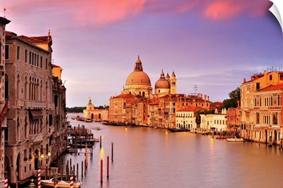 Italy, Veneto, Grand Canal, Santa Maria della Salute