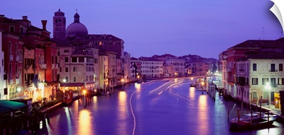 Italy, Veneto, Venice, View towards Canal Grande from Ponte degli Scalzi