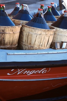 Italy, Venice, Wine barrels