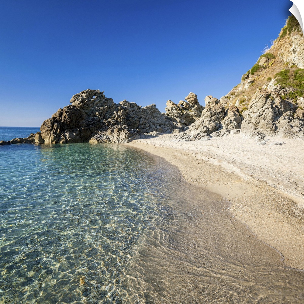 Italy, Calabria, Mediterranean area, Vibo Valentia district, Zambrone, Punta Zambrone Beach.