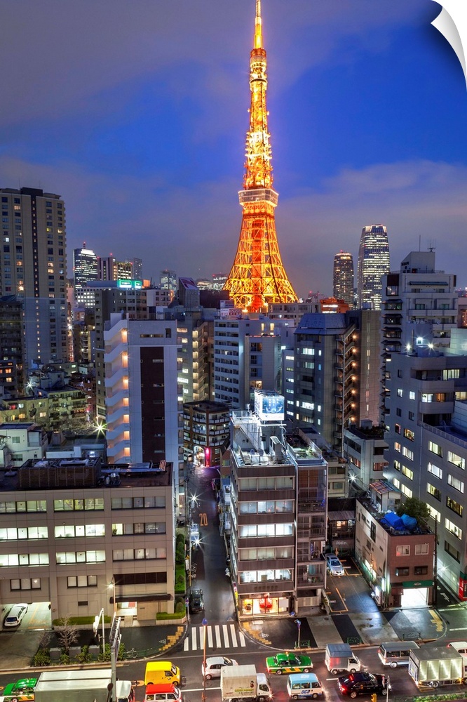 Japan, Kanto, Tokyo, Tokyo Tower.