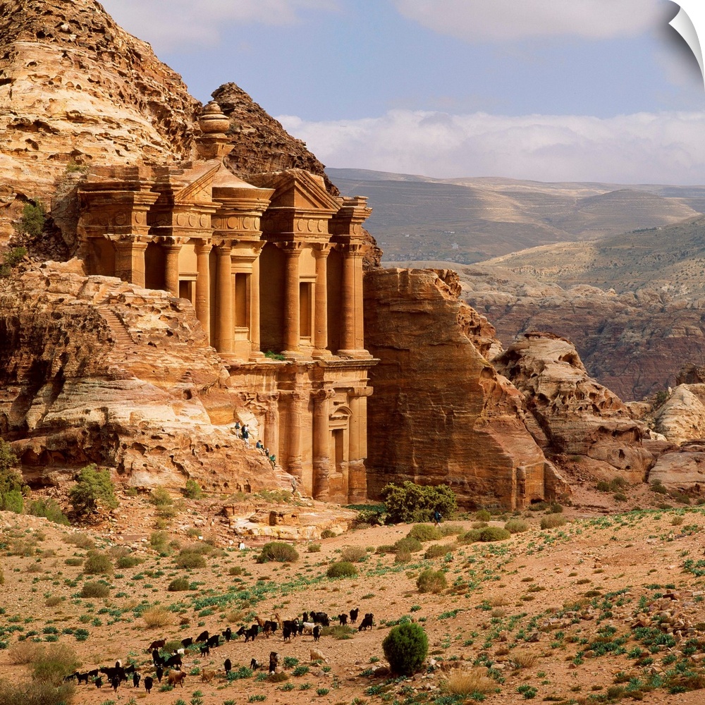 Jordan, Petra, El-Deir monastery