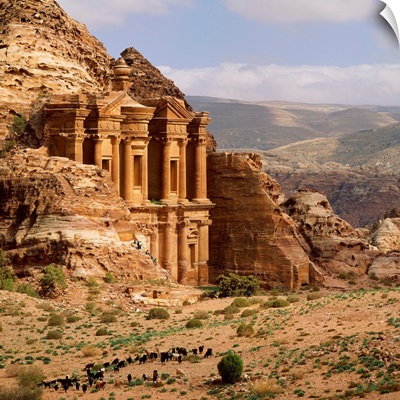 Jordan, Petra, El-Deir monastery