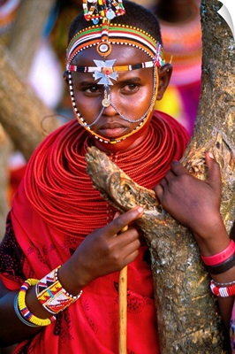 Kenya, Samburu woman