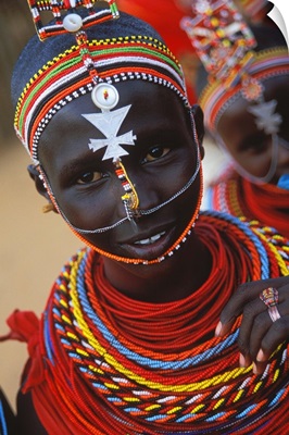 Kenya, Samburu woman