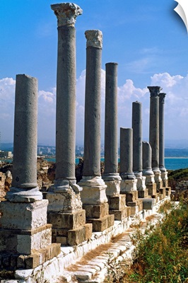 Lebanon, Al-Janub, Tyre, Ruins near the old port