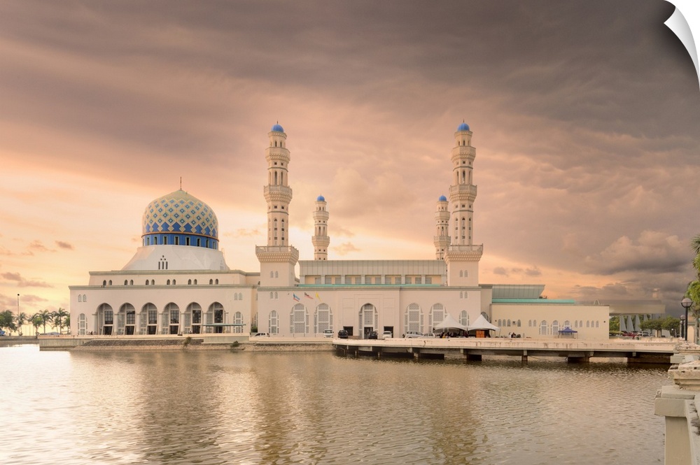 Malaysia, Sabah, Kota Kinabalu, Masjid Bandaraya Kota Kinabalu, Mosque.