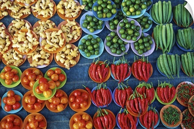 Malaysia, Selangor, Southeast Asia, Kuala Lumpur, Vegetable market