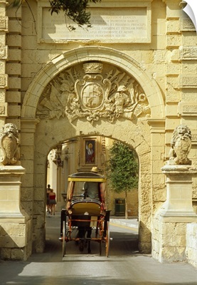 Malta, Mdina, Main Gate, Mdina Gate, City's main entrance