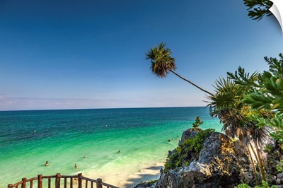 Mexico, Quintana Roo, Riviera Maya, Tulum, Caribbean Sea.