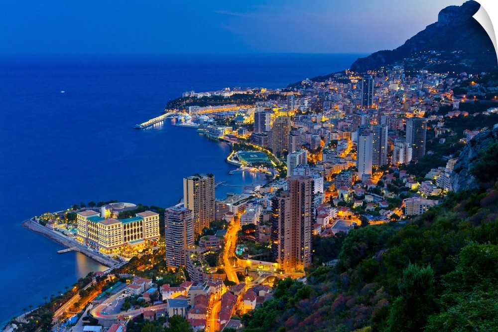 Principality of Monaco, Monaco, Mediterranean sea, C..te d'Azur, Monaco-Ville