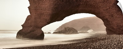 Morocco, Atlantic ocean, Sidi Ifni, Natural Arches of Legzira near Sidi Ifni