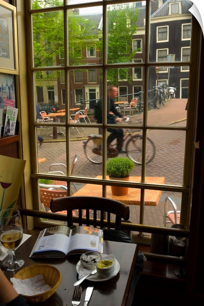 Netherlands, Nederland, North Holland, Noord-Holland, Amsterdam, view from a restaurant