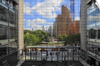New York City, Central Park, Columbus Circle, View from the Time Warner building