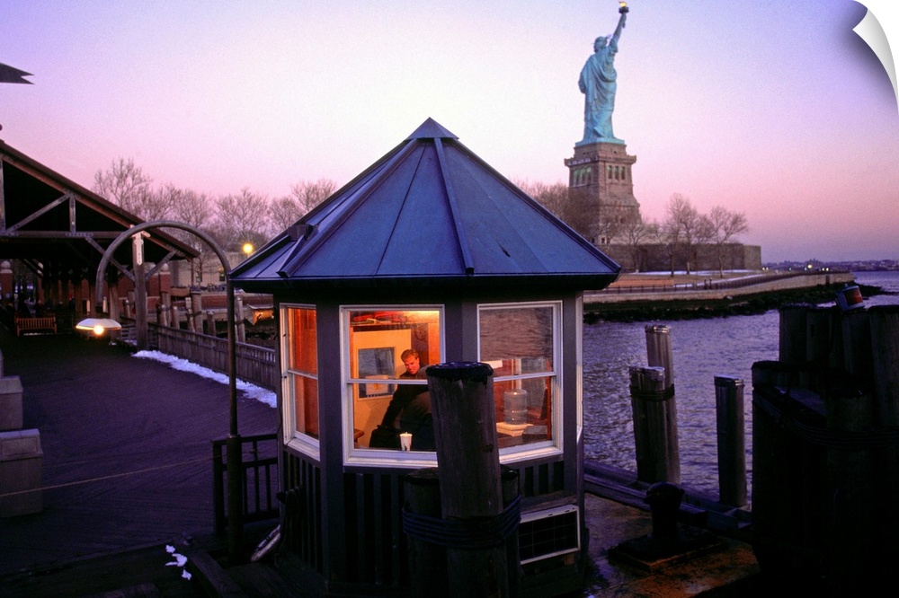 United States, USA, New York, New York City, Liberty Island