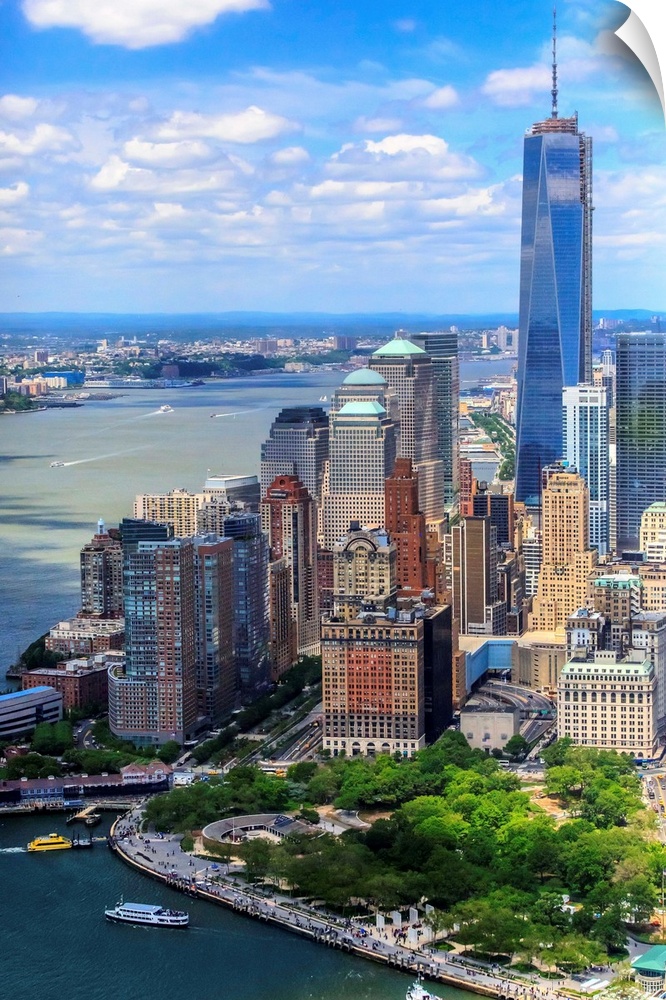 New York, New York City, Manhattan, Battery Park.