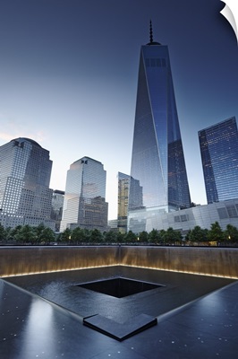 New York City, Manhattan, One World Trade Center, Ground Zero memorial