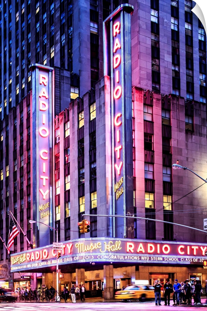 New York, New York City, Manhattan, Radio City Music Hall.