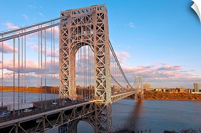 New York, NYC, George Washington Bridge, view from New Jersey