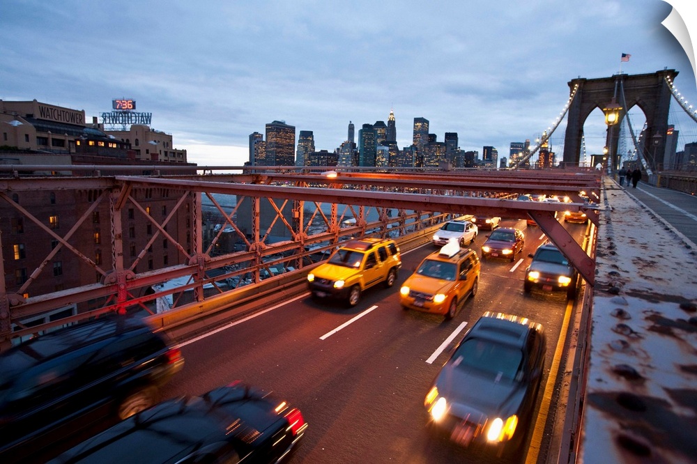 United States, USA, New York State, New York City, Brooklyn Bridge