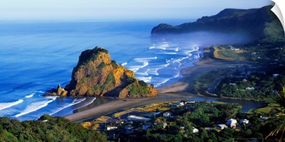 New Zealand, North Island, Auckland Coast, Piha beach
