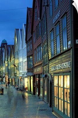 Norway, Scandinavia, Bergen, Bryggen (Hanseatic Quarter)
