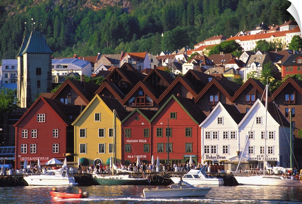 Norvegia-Bergen-Bryggen: il quartiere anseatico.