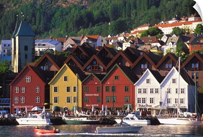 Norway, Scandinavia, Bergen, Bryggen (Hanseatic Quarter)