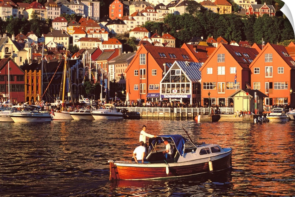 Norvegia-Bergen-Il porto.