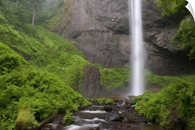 Oregon, Pacific Northwest, Latourell Falls, Columbia River Gorge National Scenic Area