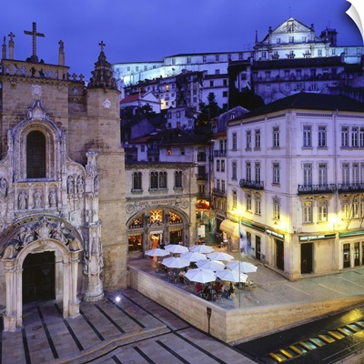 Portugal, Coimbra, Praca de Maio, Igreja de Santa Cruz
