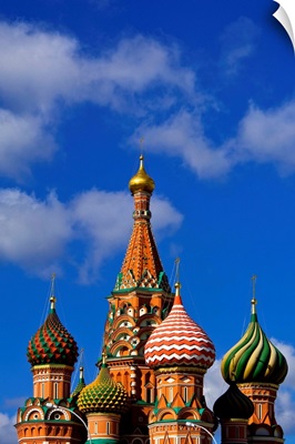 Russia, Moscow, Red Square, St. Basil's Cathedral, Cathedral built in 1555-1561