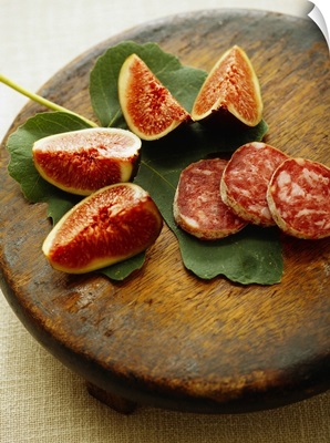 Salami and figs
