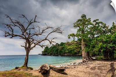 Sao Tome e Principe, Saint Thomas island, Lagoa Azul lagoon