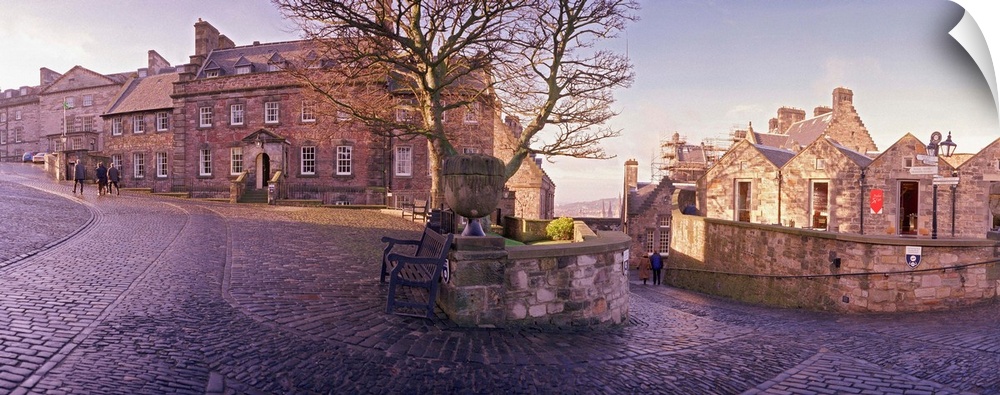 United Kingdom, UK, Scotland, Edinburgh, Buildings near the Castle