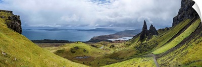 Scotland, Inner Hebrides, Isle of Skye, Surroundings of the Old Man of Storr