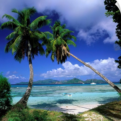 Seychelles, La Digue, Anse Severe and Praslin Island