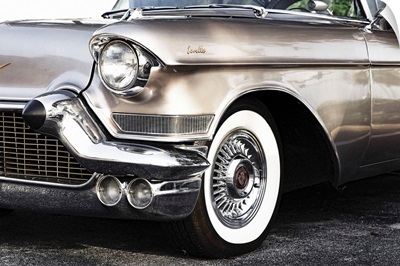 Side View Of 1950's Cadillac Seville