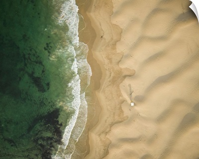 South Africa, Western Cape, Aerial View Of Sardinia Bay Beach, Eastern Cape