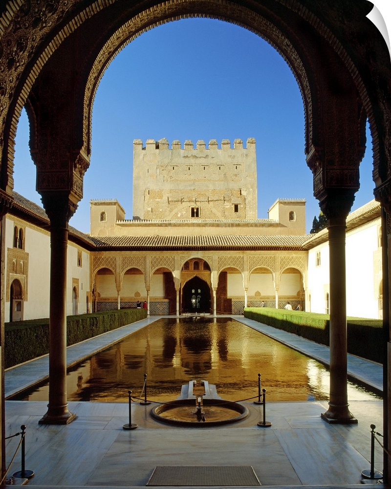 Spain, Andalucia, Granada, Alhambra, Palacio de Comares
