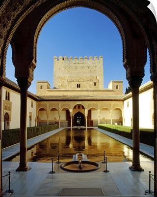 Spain, Andalucia, Granada, Alhambra, Palacio de Comares