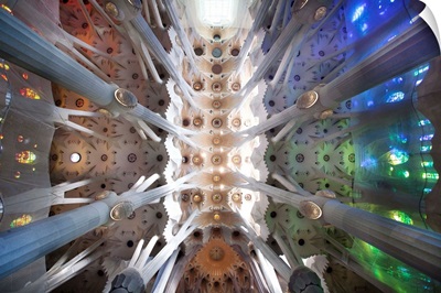 Spain, Barcelona, Sagrada Familia After Architect Antoni Gaudi