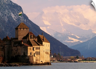 Switzerland, Lake Geneva, Castle of Chillon