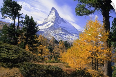 Switzerland, Valais, Zermatt, Matterhorn mountain