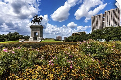 Texas, Houston, Sam Houston Monument at Hermann Park