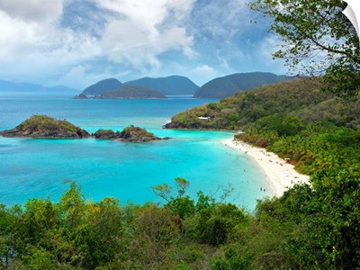 U.S. Virgin Islands, St. John, Trunk Bay Beach