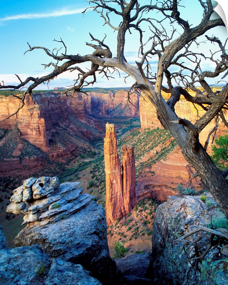 United States, Arizona, Canyon de Chelly National Monument, Spider Rock